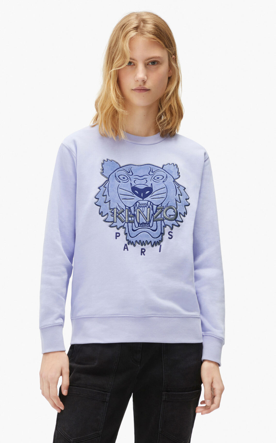 Sudadera Kenzo The Invierno Capsule Tiger Mujer Azules Claro EOM746135